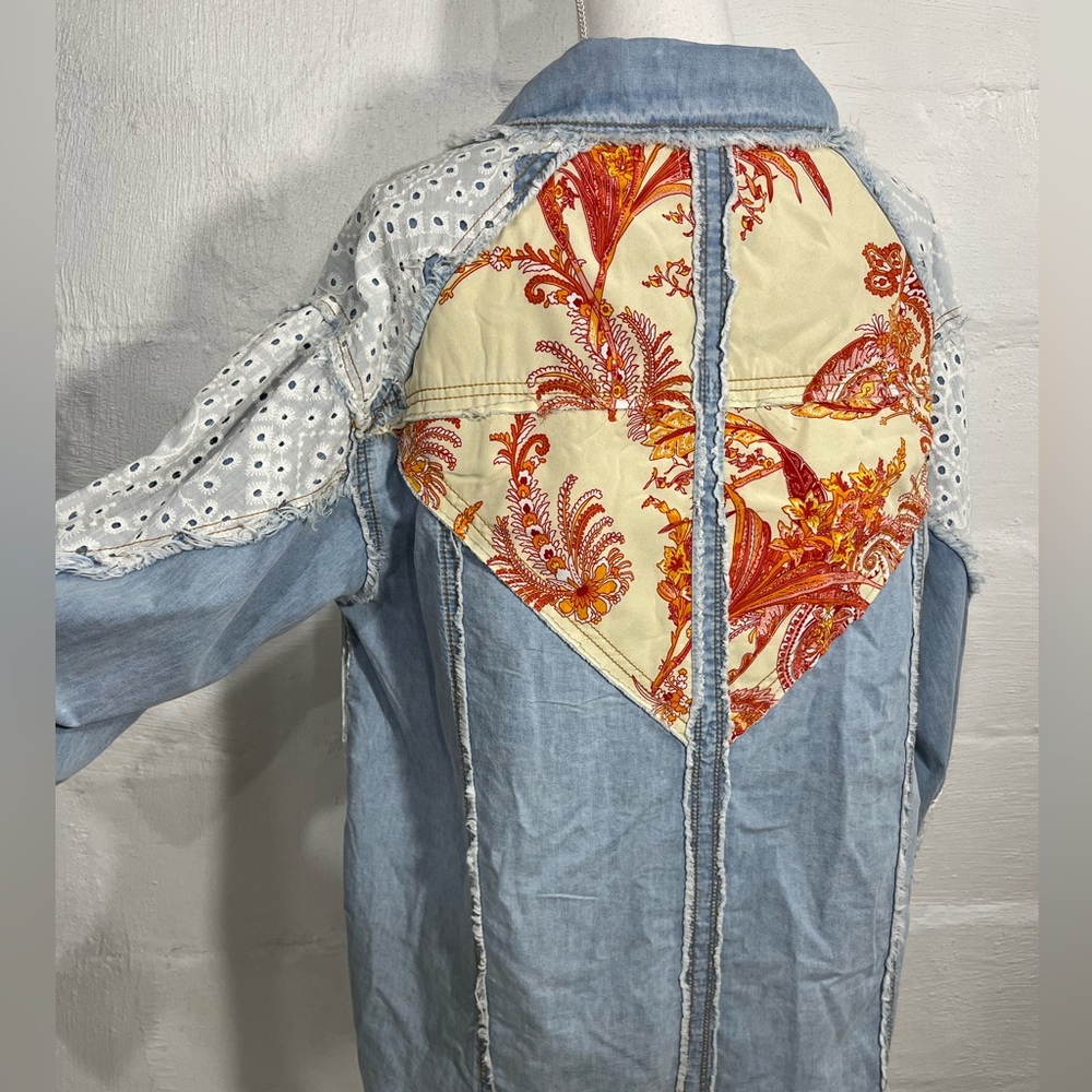 POL PATCHWORK BUTTON SHIRT - image 13